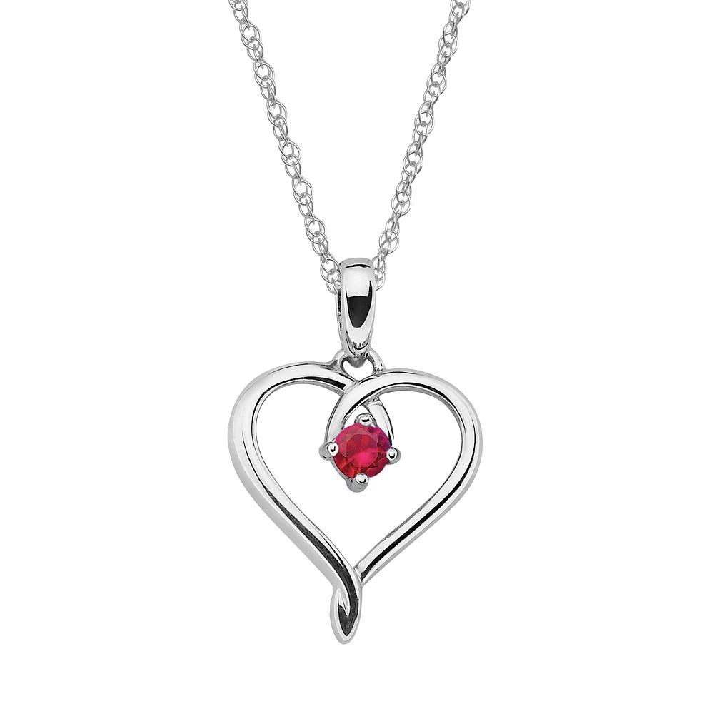 Boston Bay Diamonds Sterling Silver Blue Topaz Openwork Heart Pendant, Womens Product Image