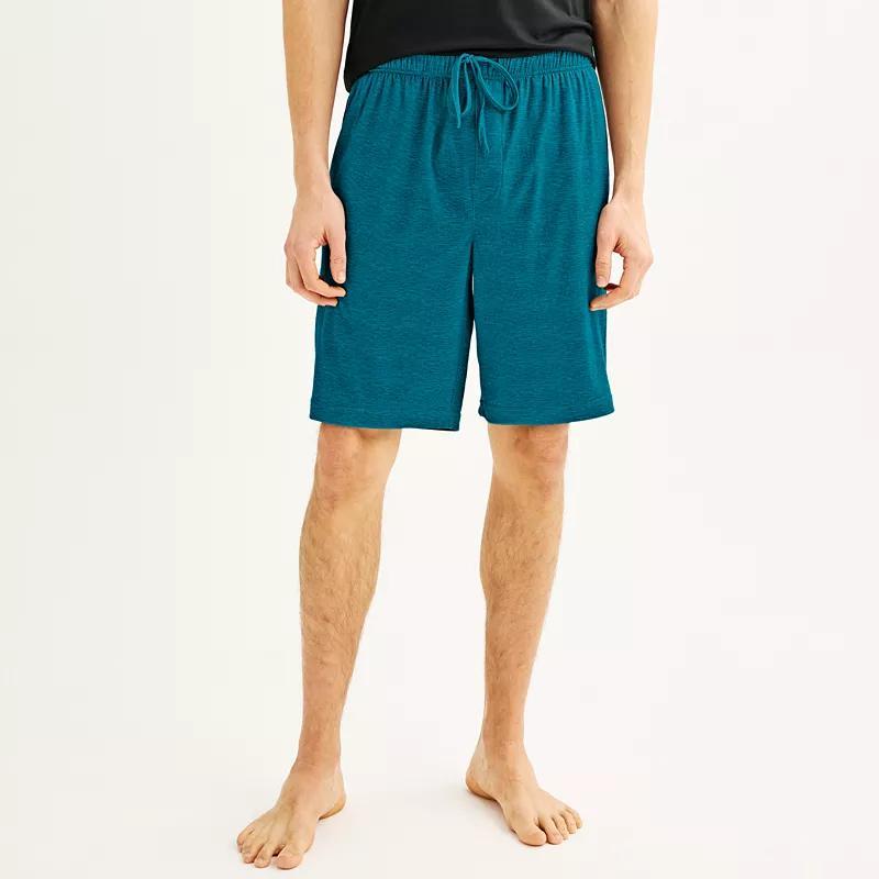 Men's Sonoma Goods For Life® Supersoft Pajama Shorts, Size: Medium, Light Gray Space Dye Product Image