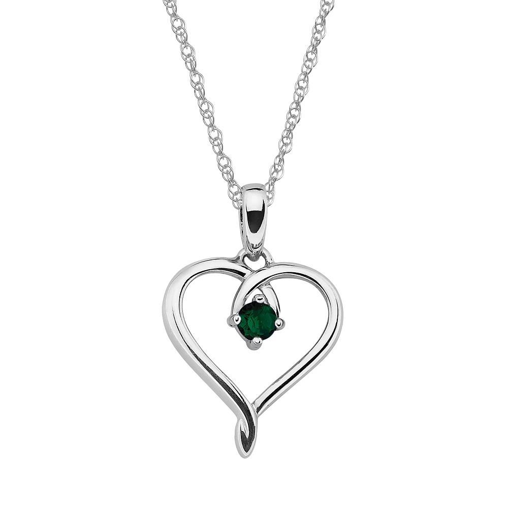 Boston Bay Diamonds Sterling Silver Blue Topaz Openwork Heart Pendant, Womens Product Image