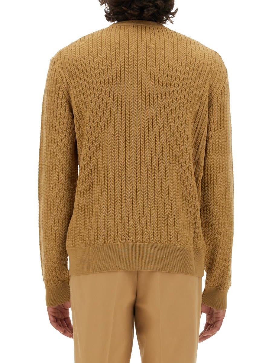 HUGO BOSS Boss Eldo Shirt In Beige Product Image