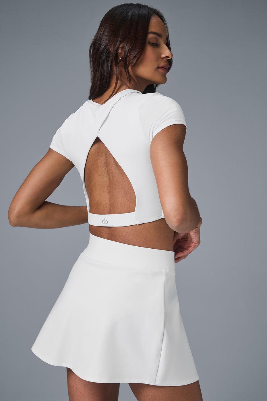 Alosoft Backspin Skirt - White Female Product Image