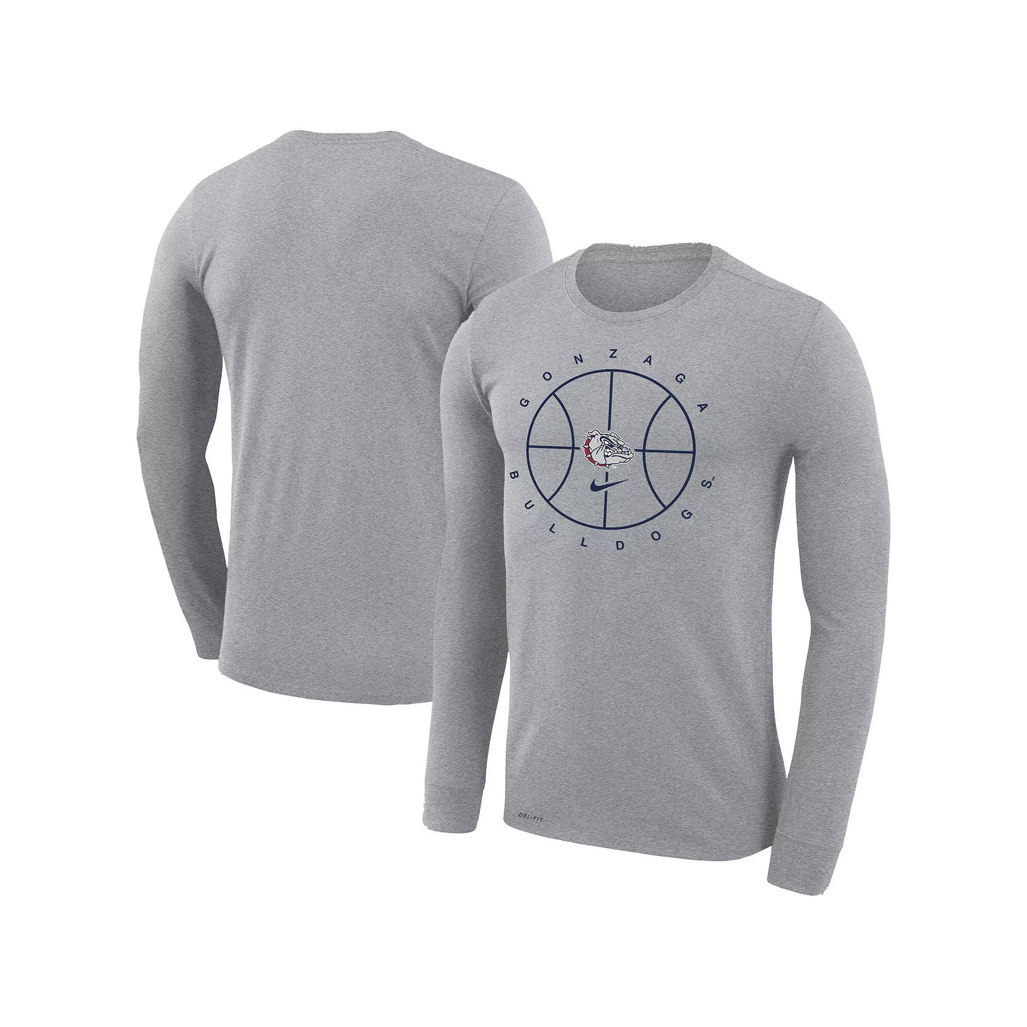 Mens Nike Navy Gonzaga Bulldogs Basketball Icon Legend Performance Long Sleeve T-Shirt Zag Blue Product Image