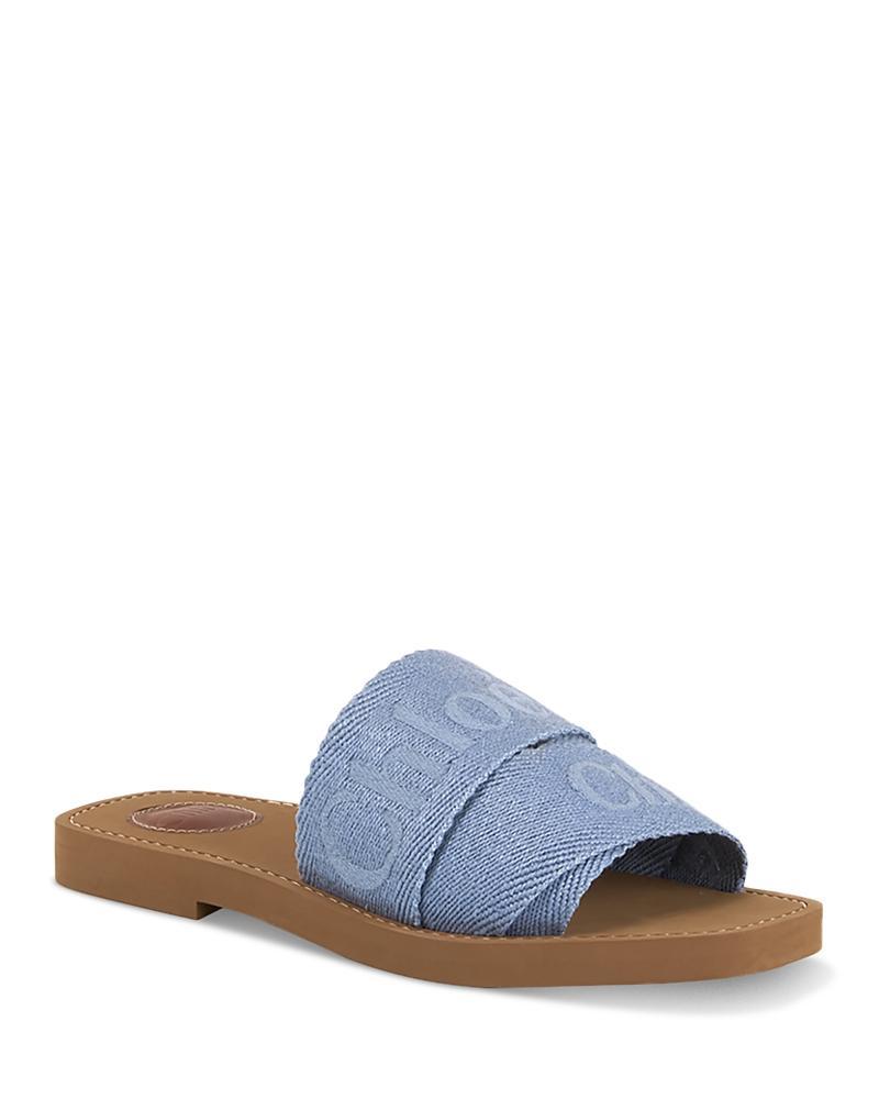 Chloe Womens Woody Logo Slide Sandals Product Image