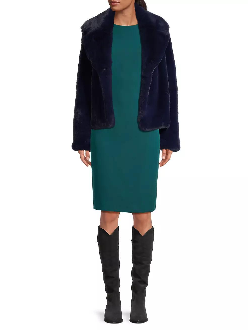 Faye Faux Fur Coat Product Image