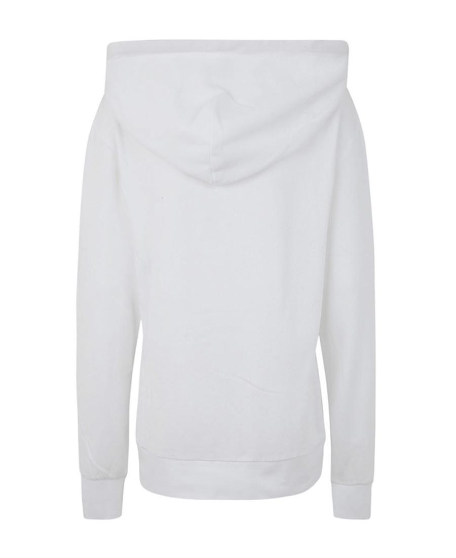 JW ANDERSON Logo-embroidered Cotton Blend Hoodie In White Product Image