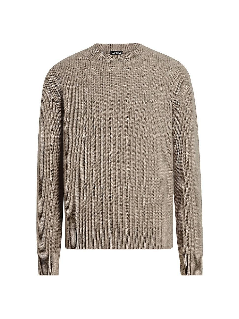 Mens Oasi Cashmere Crewneck Sweater Product Image