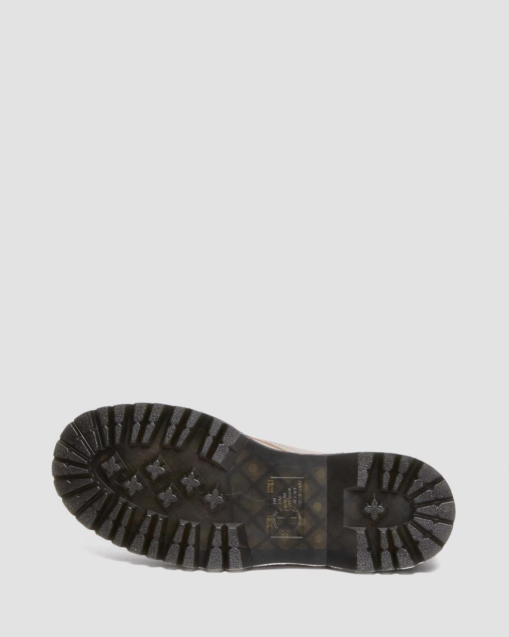 DR. MARTENS' Pisa Leather Ankle Boots In Vintage Taupe Pisa Product Image