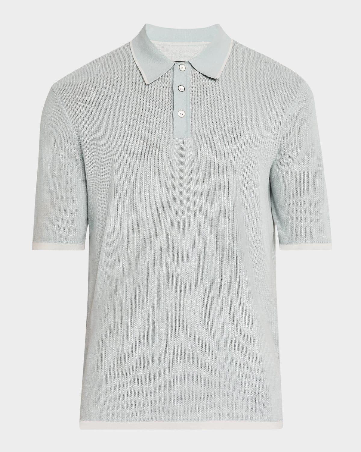 Mens Harvey Knit Polo Shirt Product Image