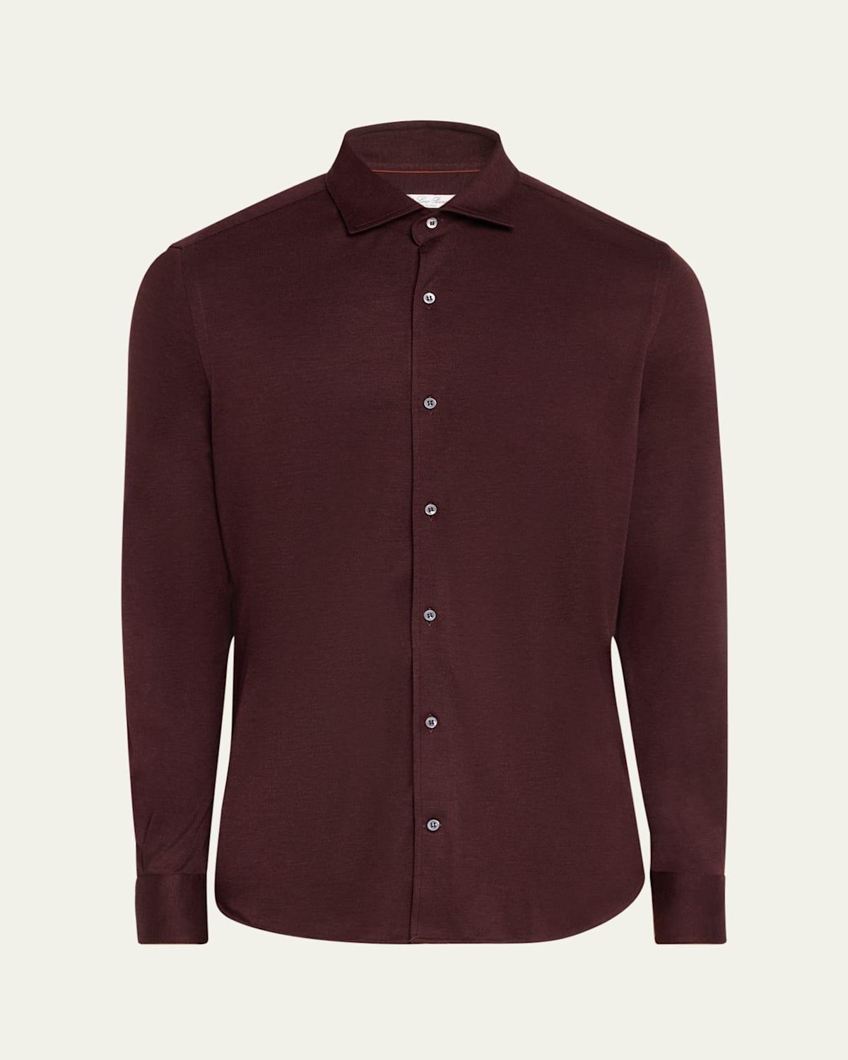 Mens Andrew Cashmere-Silk Sport Shirt Product Image