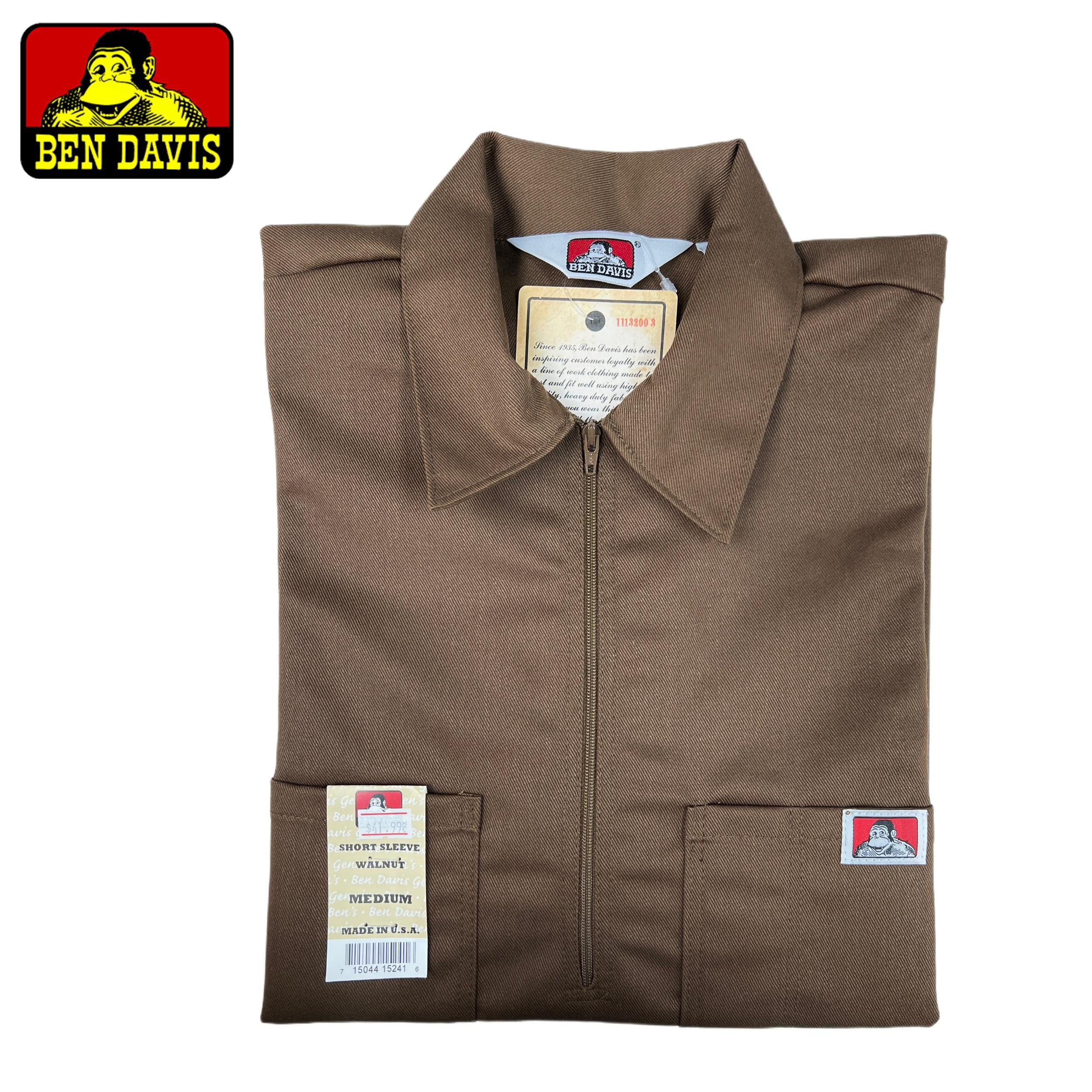 Ben Davis Short Sleeve Solid 1/2 Zip Shirt Male Product Image