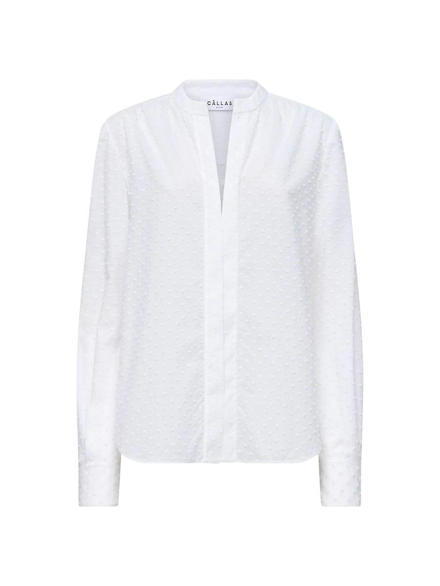 Womens Athena Relaxed Fit Cotton Shirt Product Image