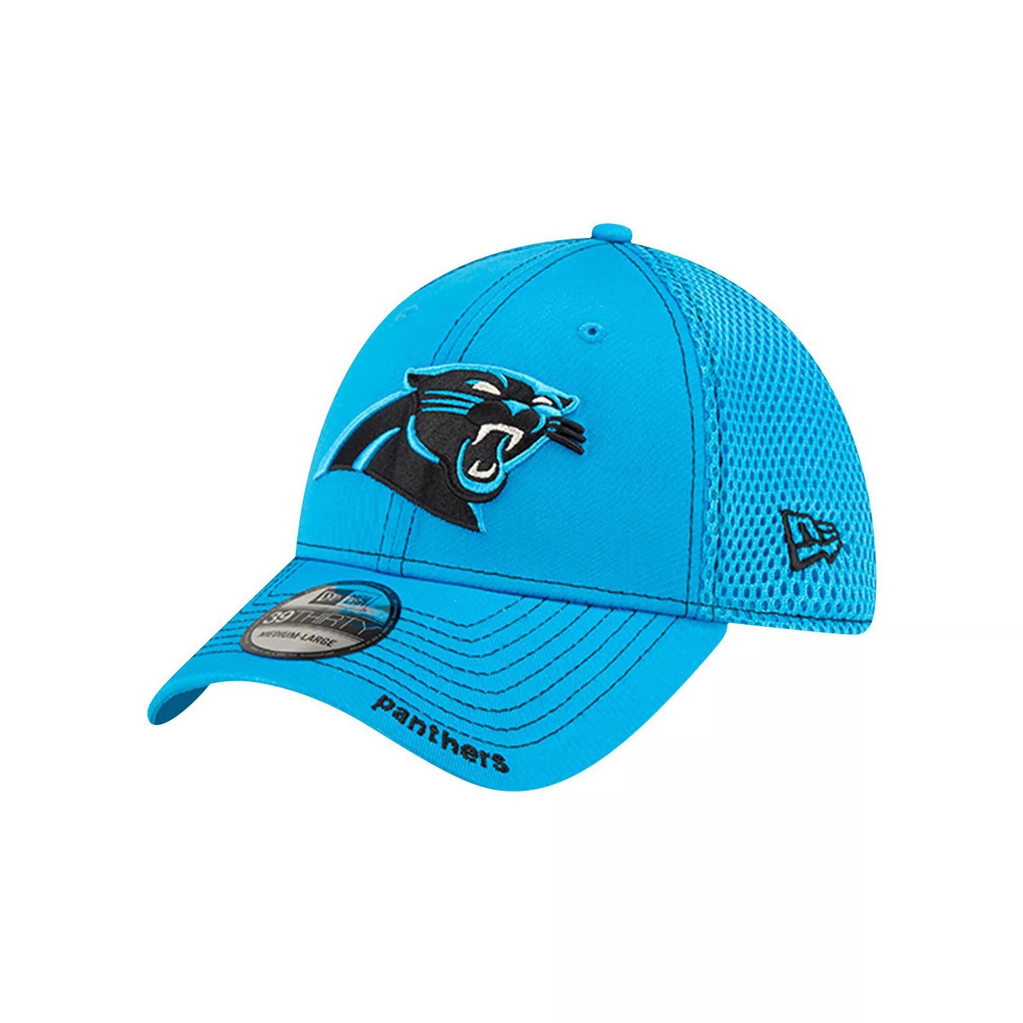 Men's New Era Blue Carolina Panthers Neo 39THIRTY Flex Hat, Size: Large/XL Product Image