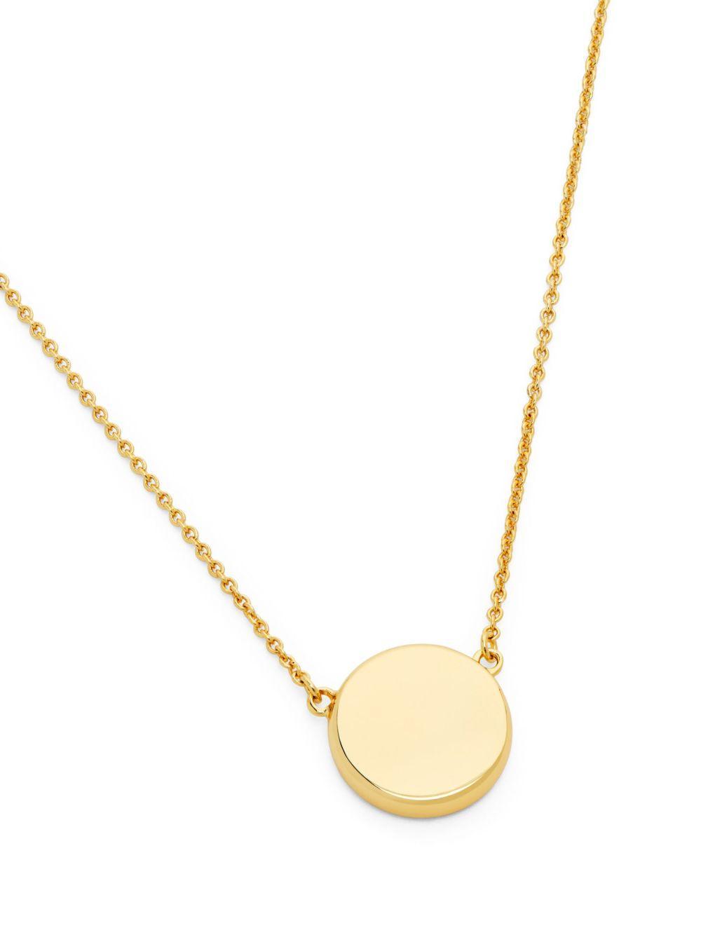 logo-plaque pendant necklace Product Image