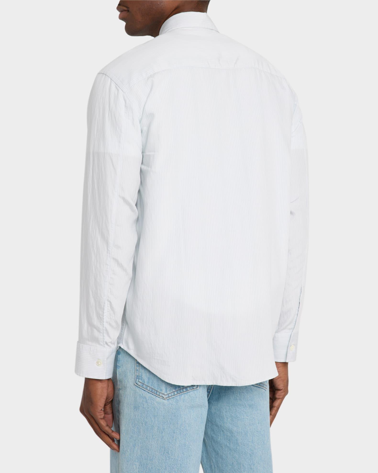 Mens Freddy Striped Sport Shirt Product Image