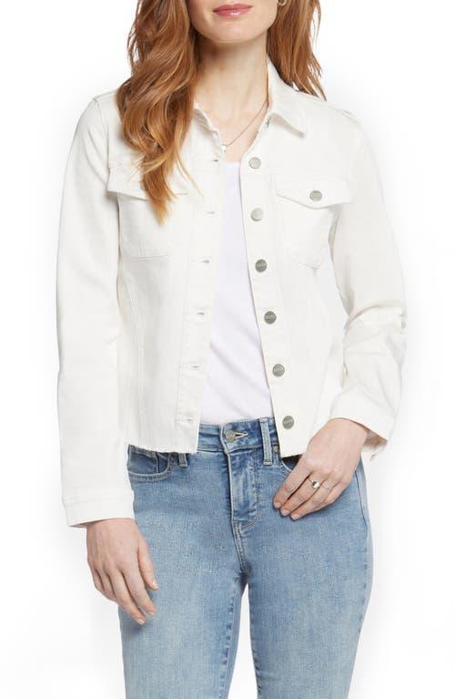 Nydj Frayed Hem Denim Jacket Product Image