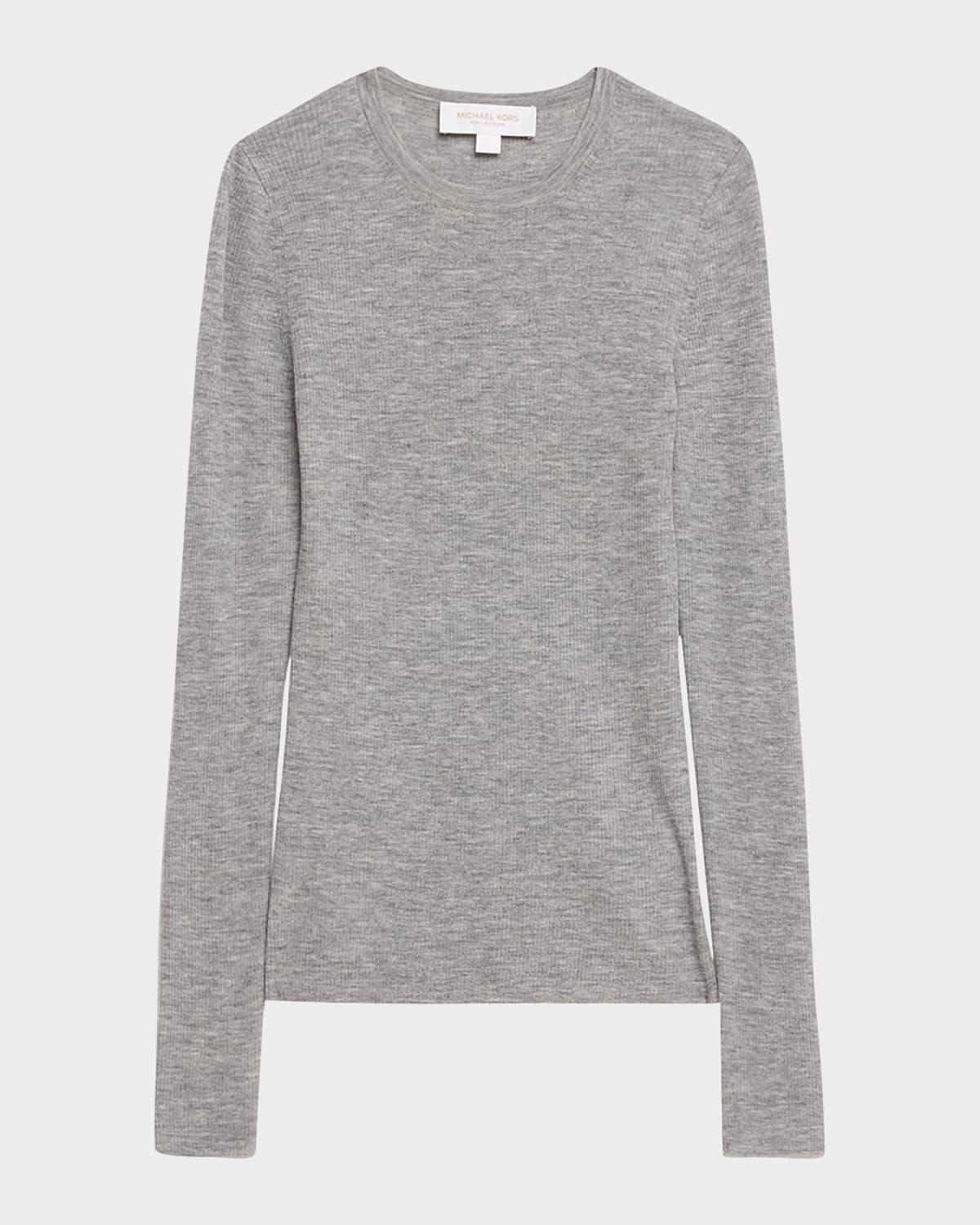 Hutton Ribbed Cashmere Pullover Product Image