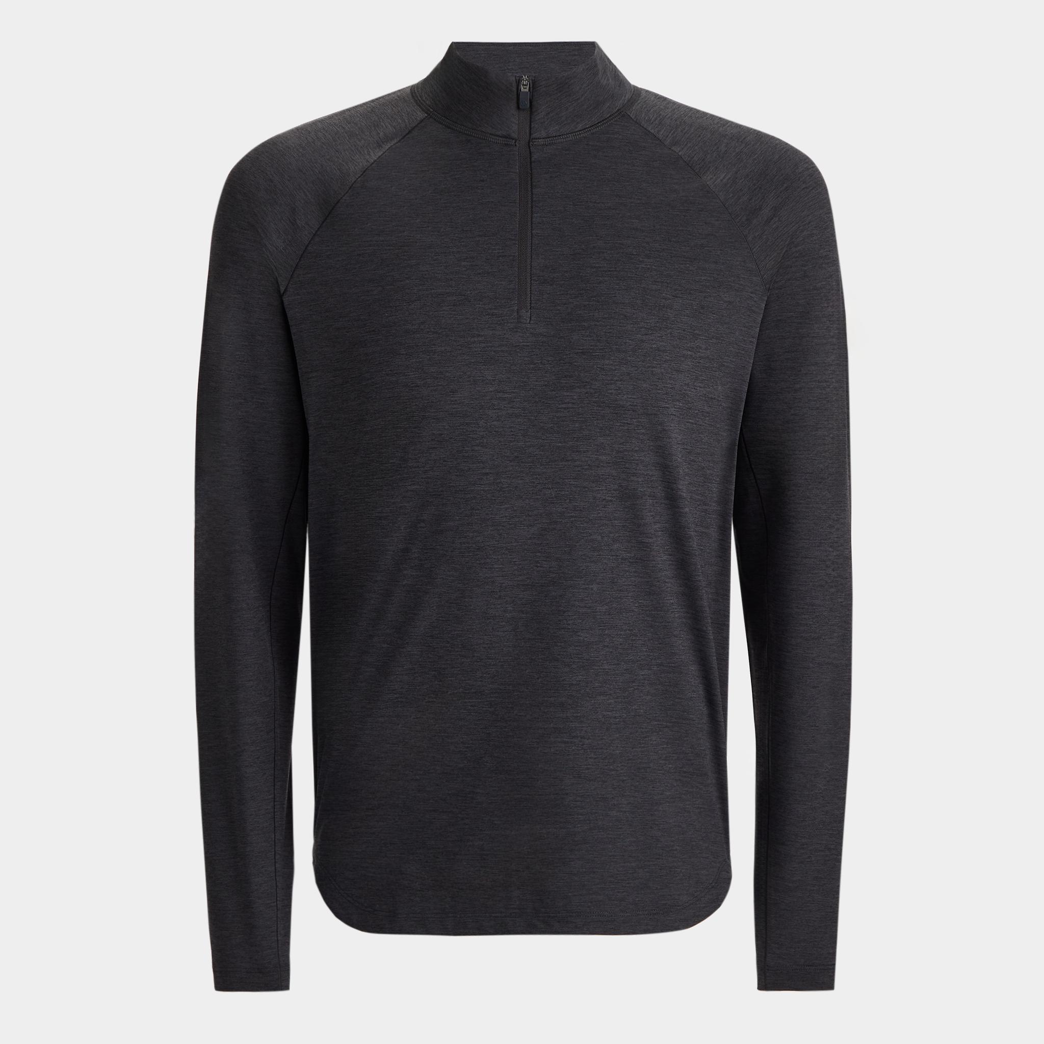 TECH MÉLANGE RAGLAN QUARTER ZIP PULLOVER Product Image