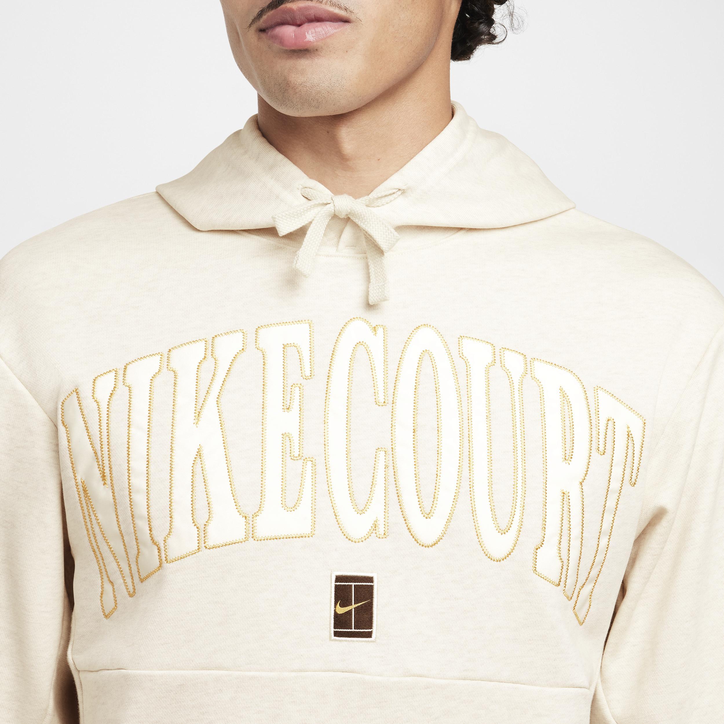 Nike Men's Court Heritage Dri-FIT Fleece Tennis Hoodie Product Image