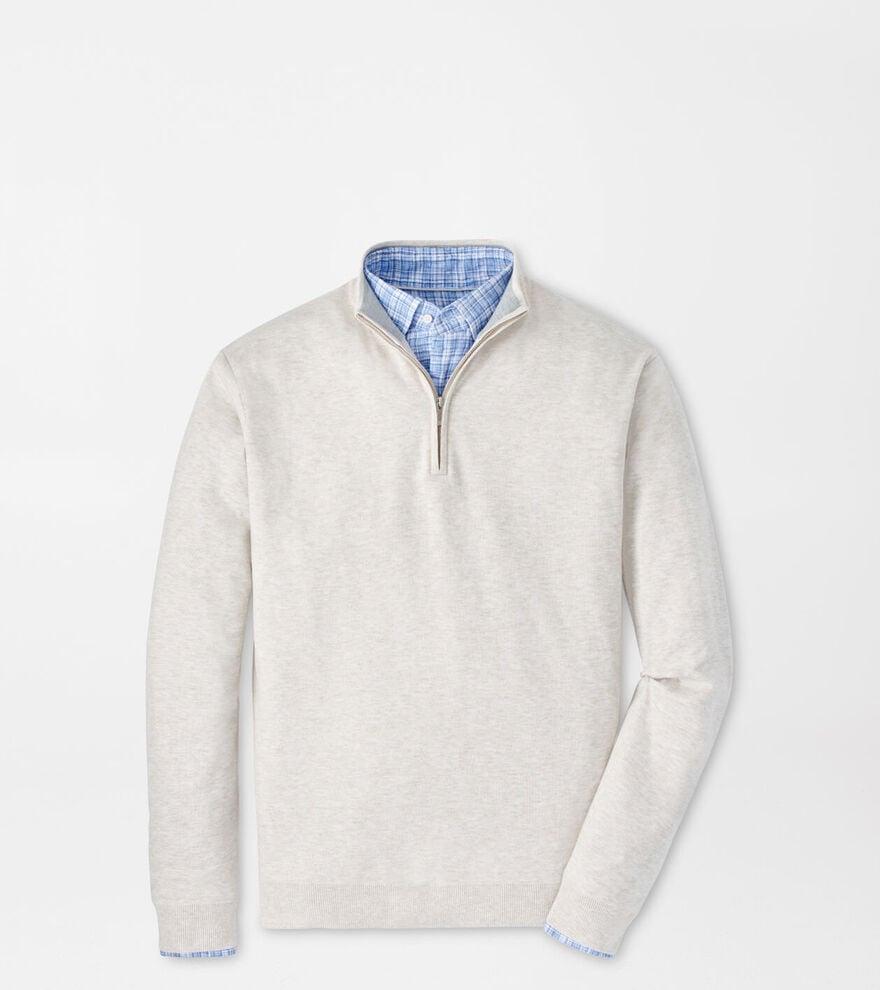 Mens Coolspun Quarter-Zip Sweater Product Image