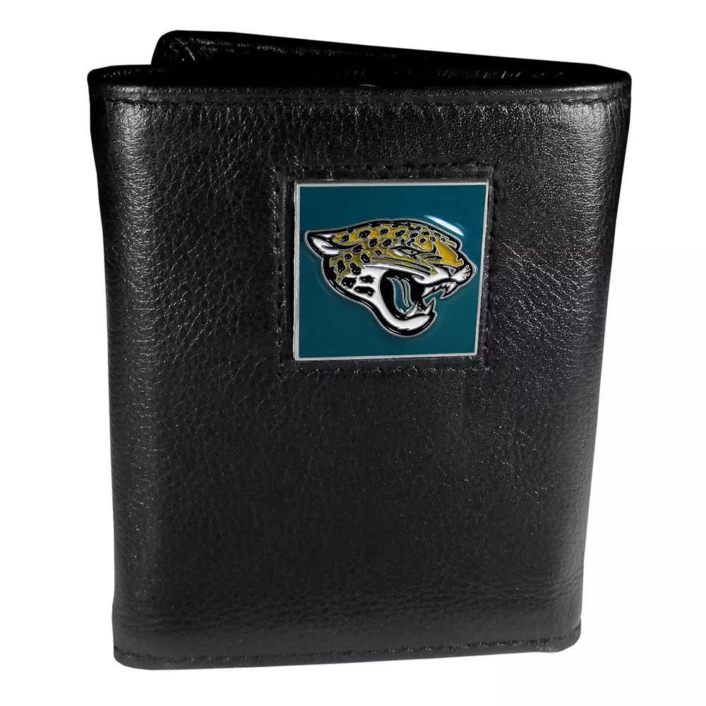 Men's Jacksonville Jaguars Trifold Wallet, Black Product Image