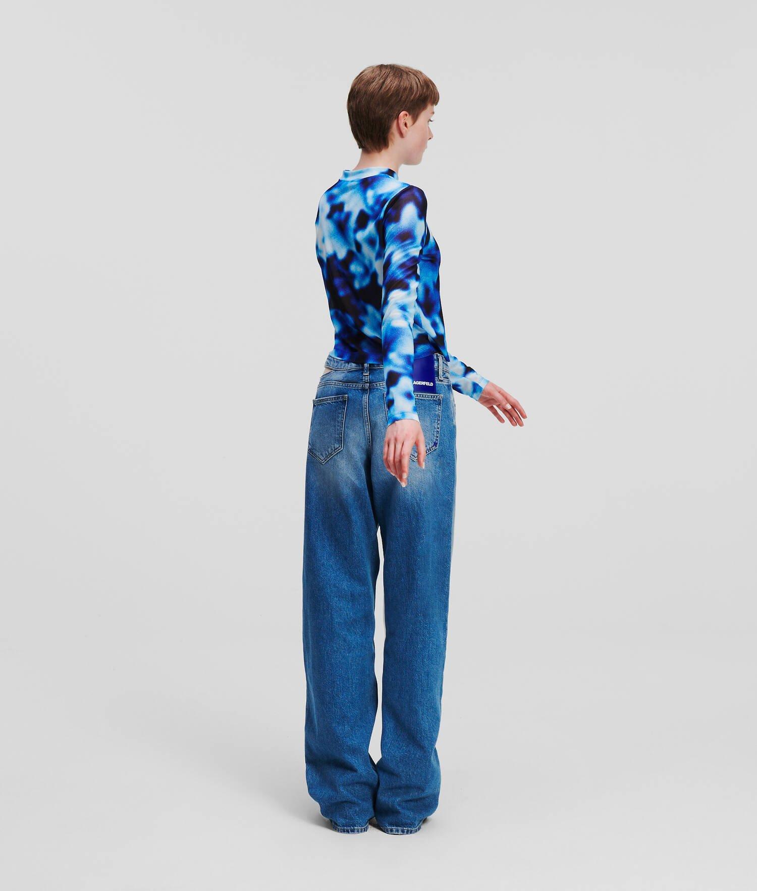 KLJ BLURRED MESH TOP Product Image