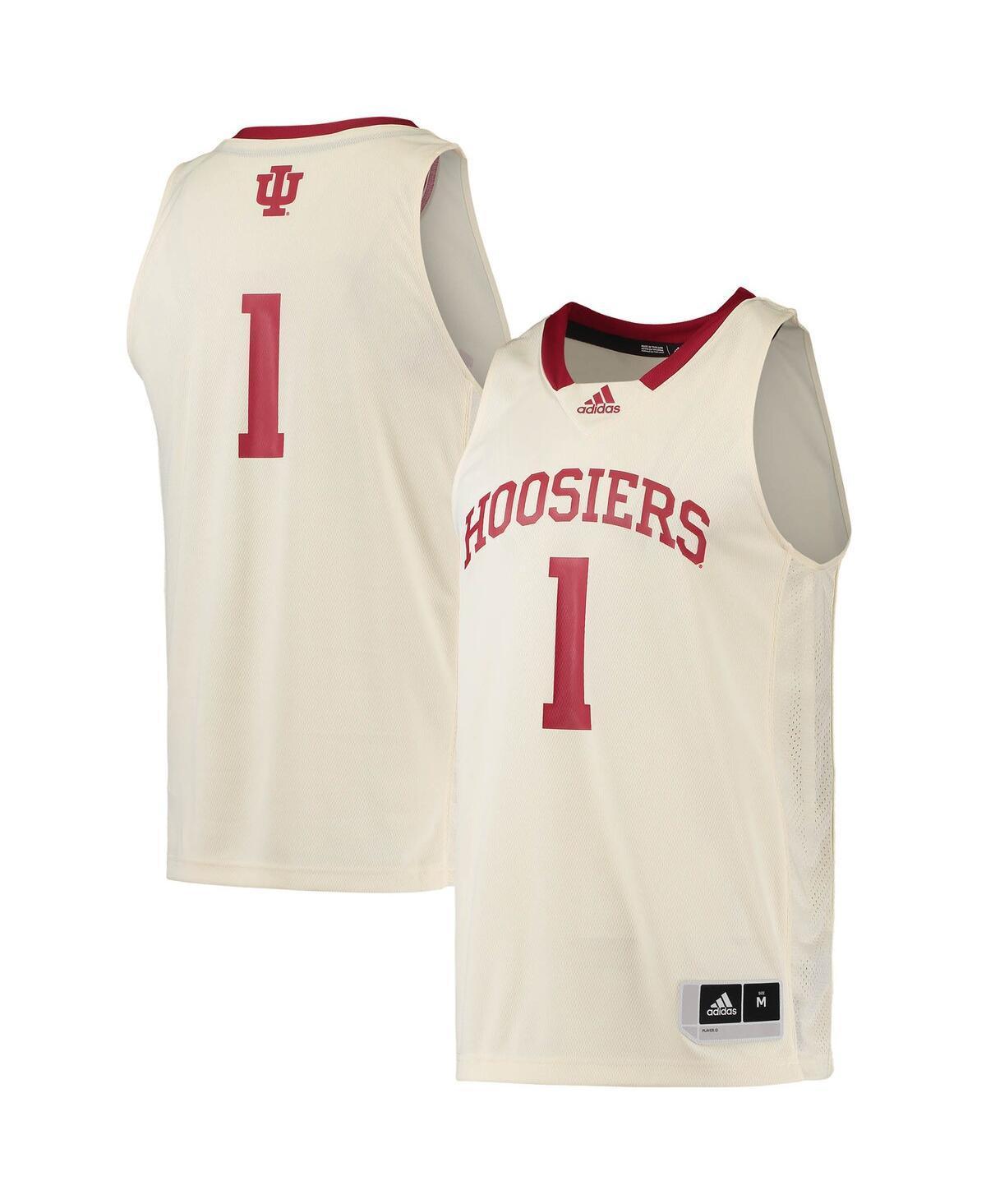 Men's adidas #1 Crimson Indiana Hoosiers Team Swingman Basketball Jersey, Size: XL, Red Product Image