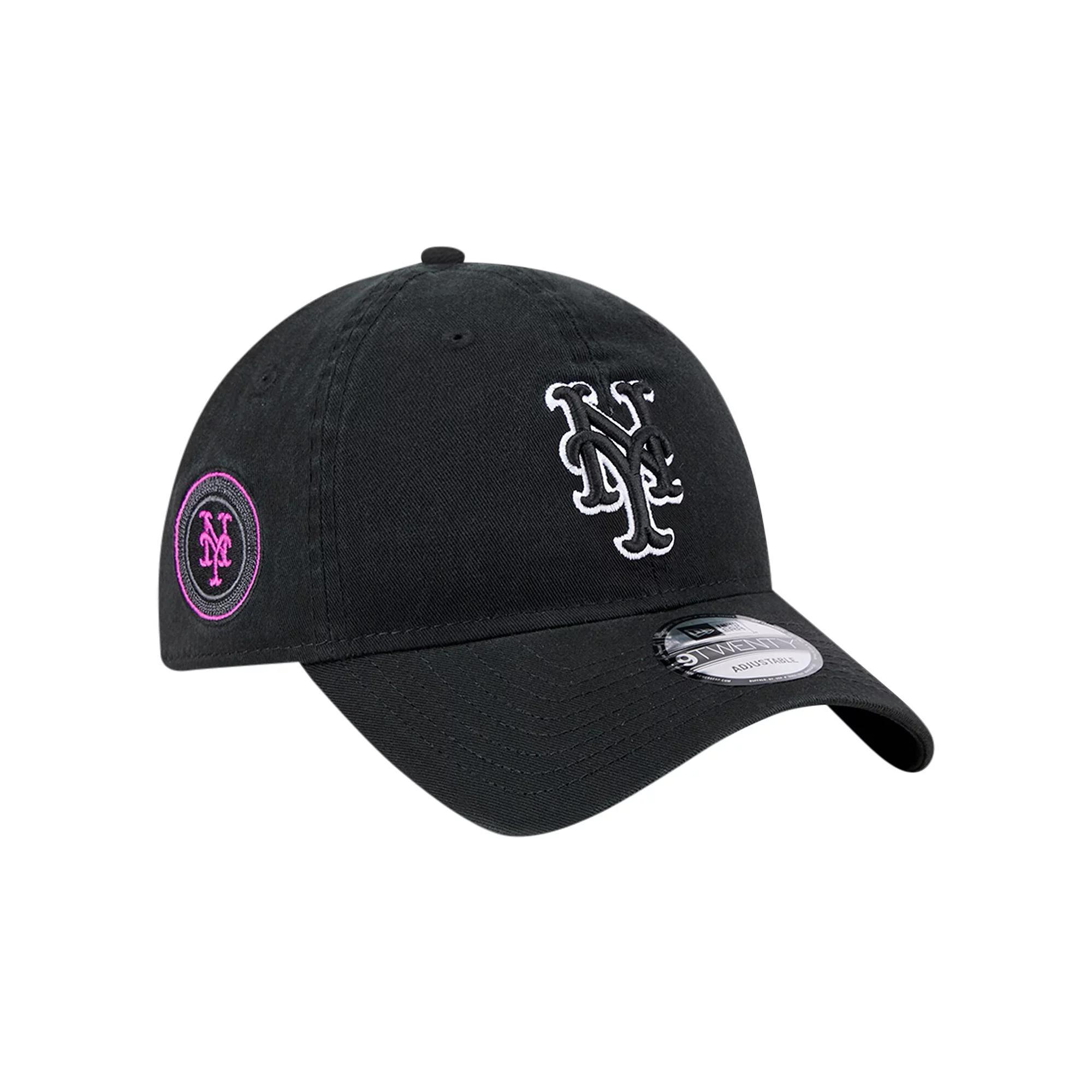 Men's New Era Black New York Mets City Connect 9TWENTY Adjustable Hat Product Image