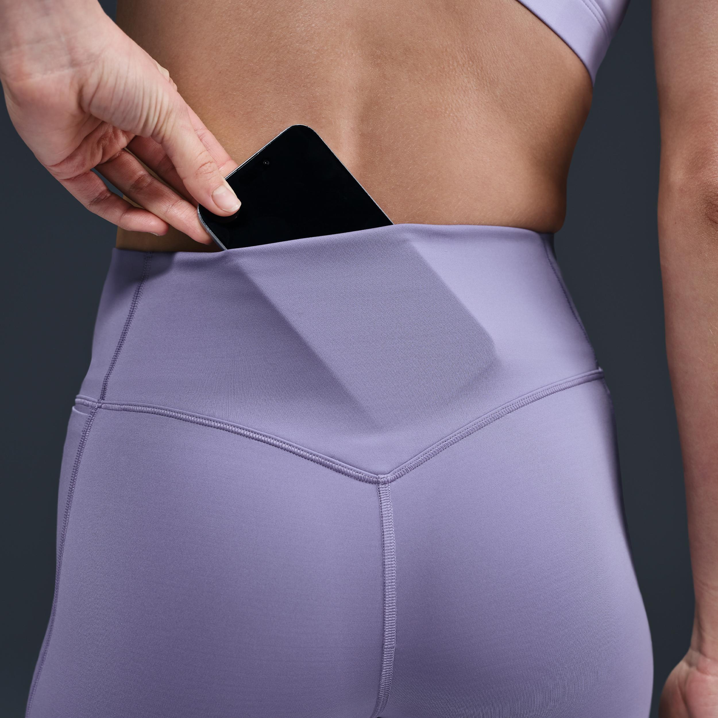 Nike Women's Universa High-Waisted 7/8 Leggings with No Front Seam Product Image