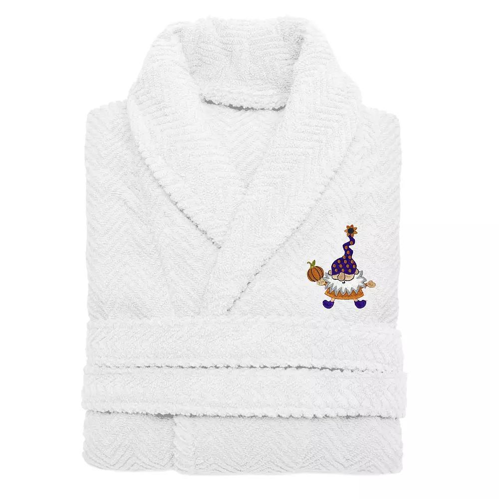 Linum Home Textiles 100% Turkish Cotton Embroidered Halloween Bathrobe, Womens Product Image