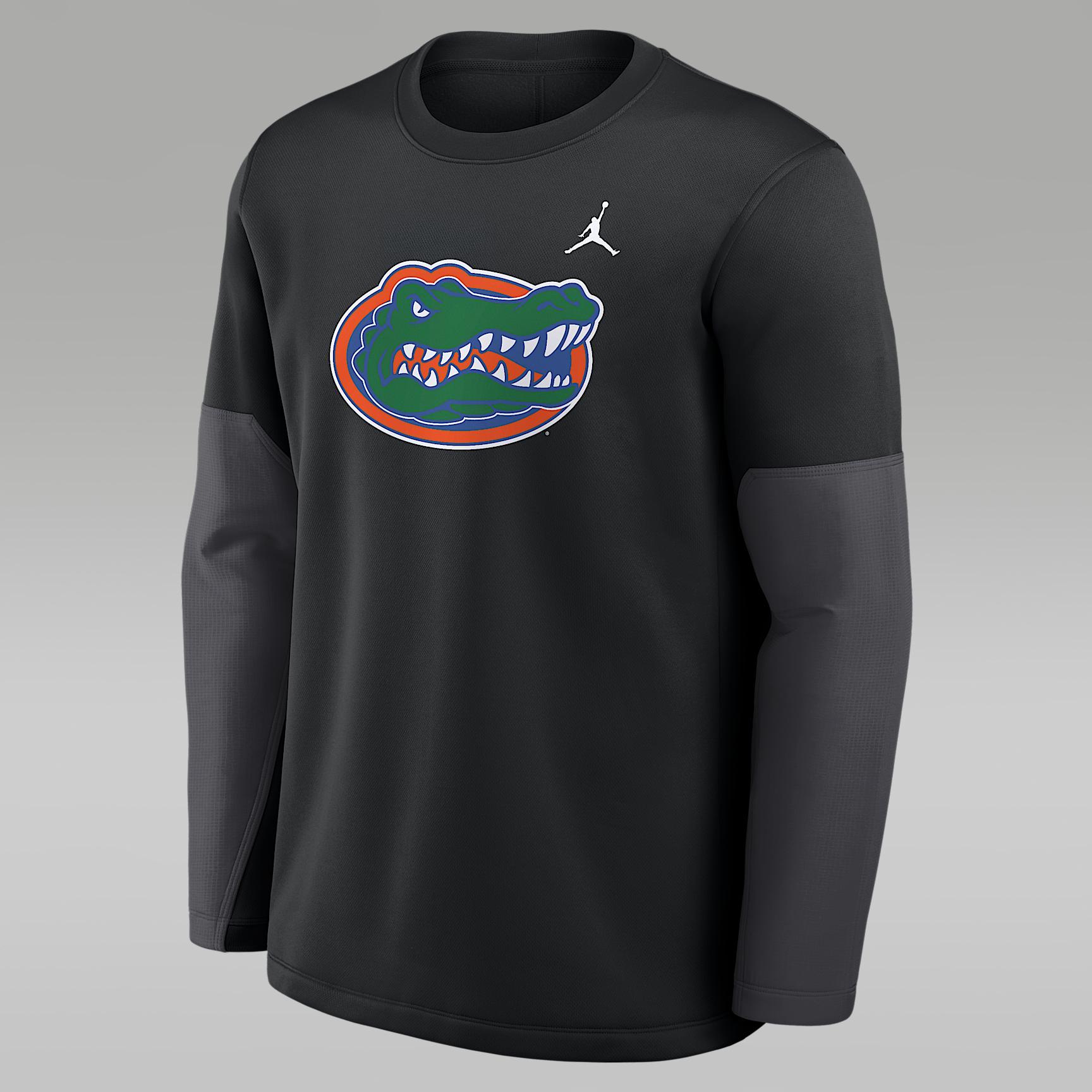 Florida Sideline Coach Men's Jordan Brand Therma-FIT College Long-Sleeve T-Shirt Product Image