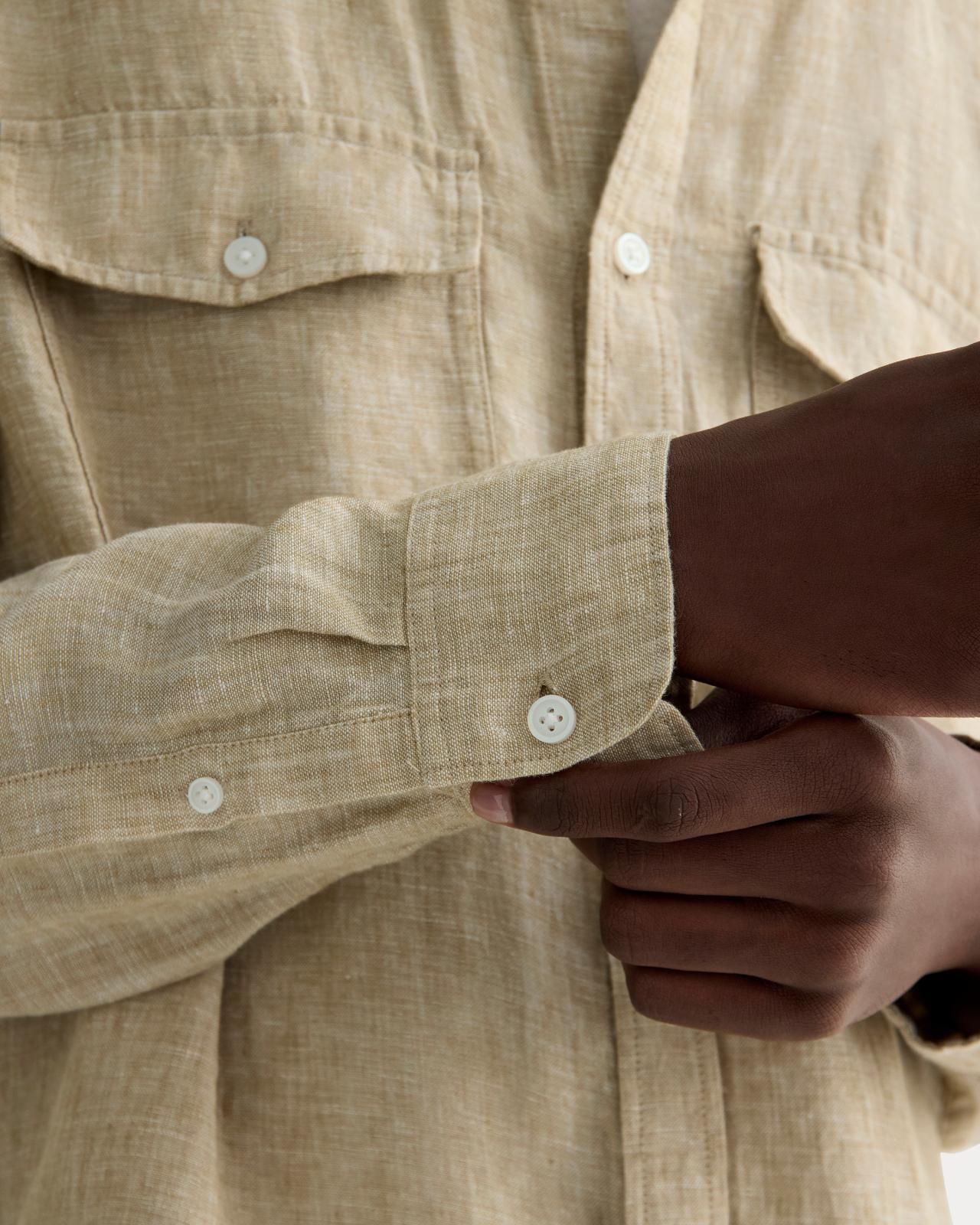 The Linen Utility Shirt Product Image