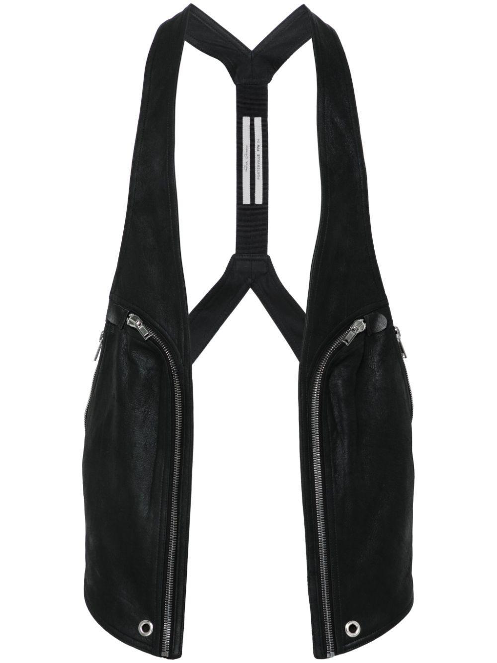 RICK OWENS Bauhaus Vest In 09 Black Product Image