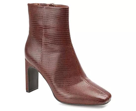 Journee Sarla Tru Comfort Foam™ Women's High Heel Ankle Boots, Size: 10, White Product Image