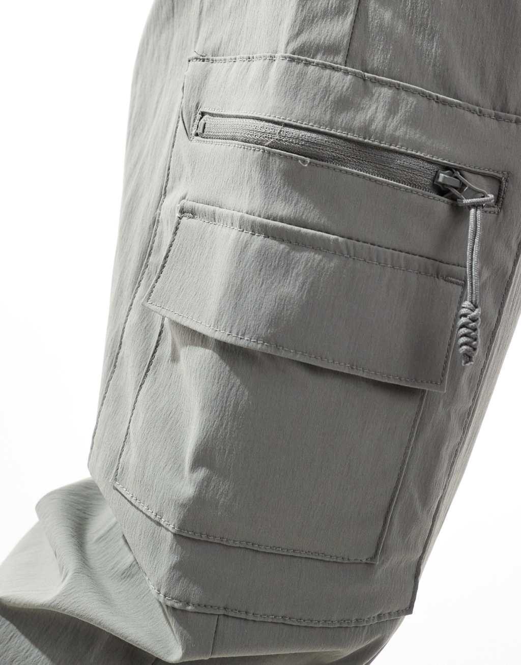 Jack & Jones relaxed utility cargo in slate gray  Product Image