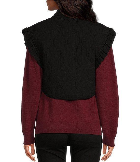 SASSO + SMYTH Quilted Crop Vest Product Image