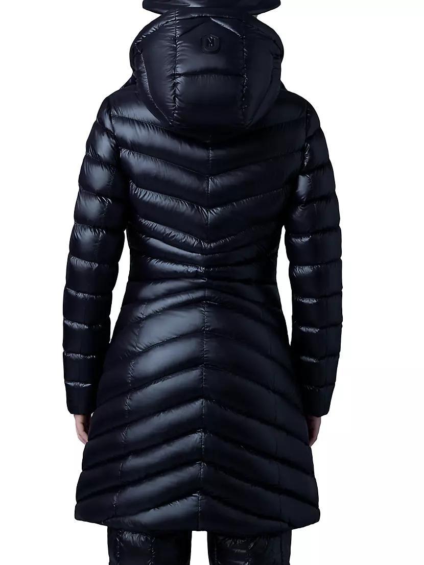 Camea Lustrous Lightweight Down Coat Product Image