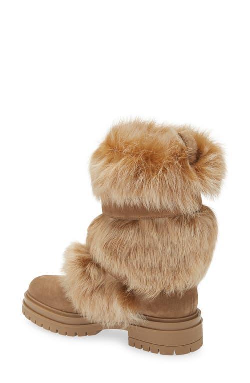 GIANVITO ROSSI Womens Beige Maverick Buckle-strap Leather Boots In Brown Product Image