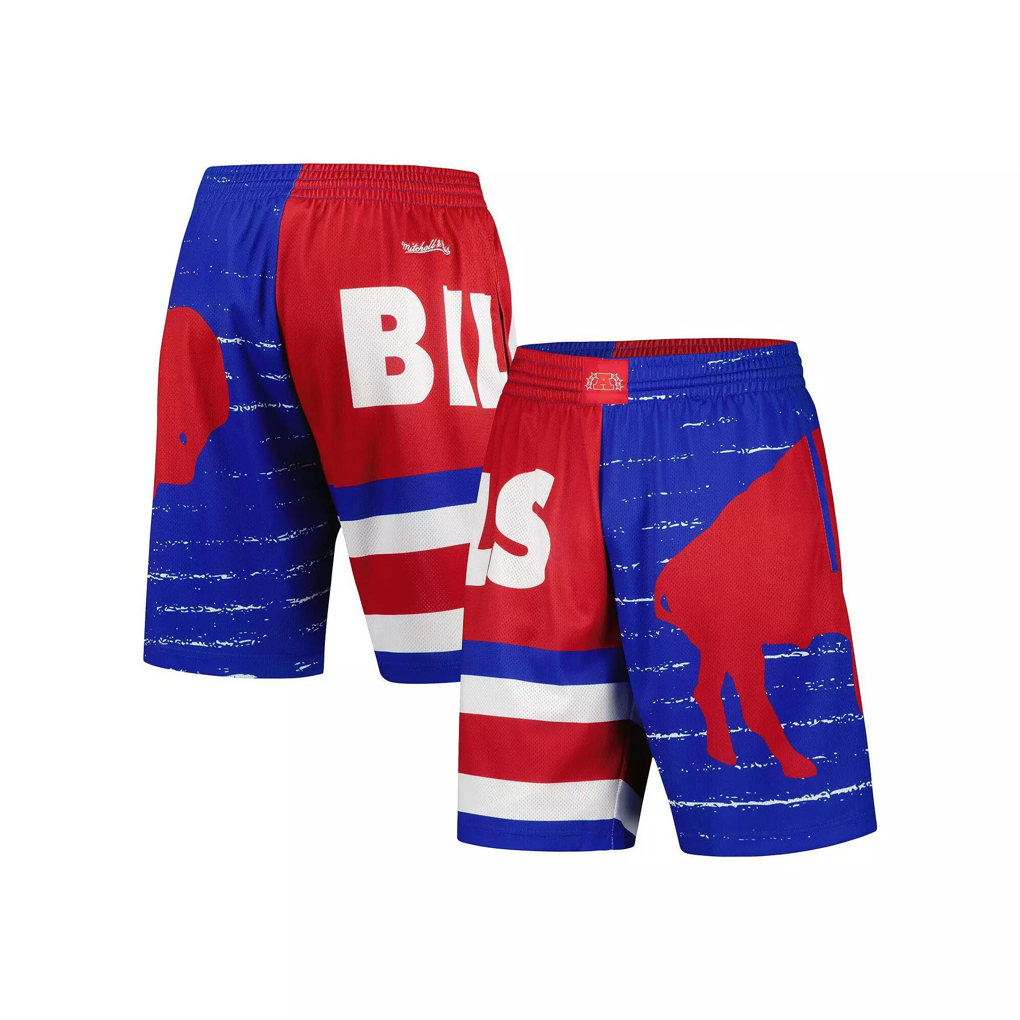 Men's Mitchell & Ness Royal Buffalo Bills Jumbotron 3.0 Shorts, Size: XL, Blue Product Image