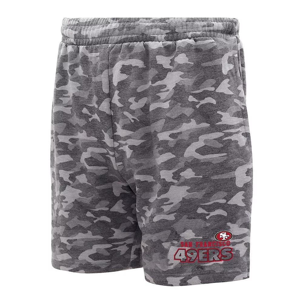 Men's Concepts Sport  Charcoal Miami Dolphins Biscayne Camo Shorts, Size: XL Product Image