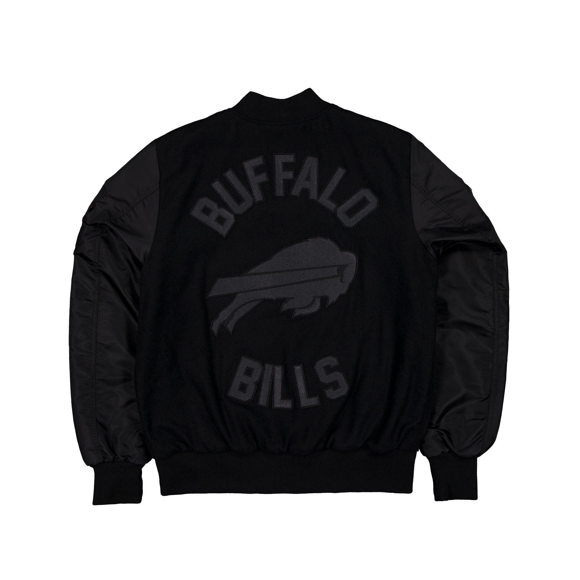 Alpha Industries x San Francisco 49ers MA-1 Wool Varsity Jacket Black Male Product Image