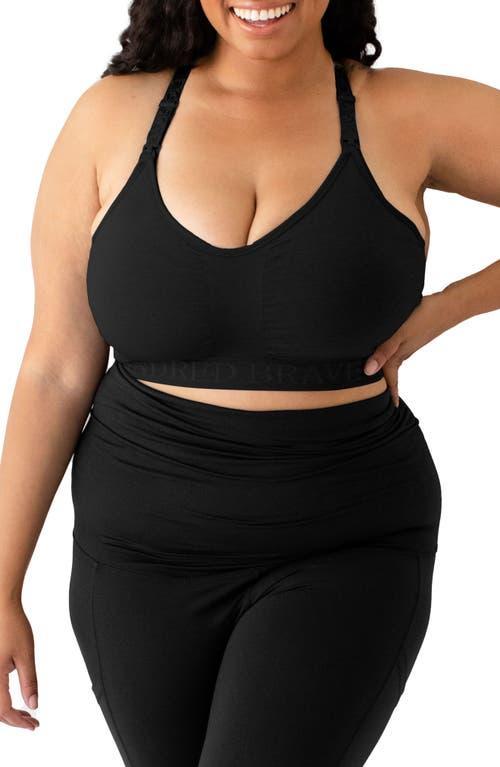 Kindred Bravely Women's Sublime Nursing Sports Bra - Black Product Image