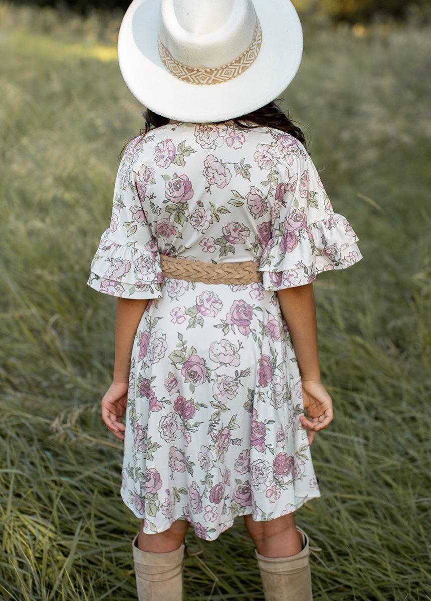 Emilia Dress in Boho Rose Girls Product Image