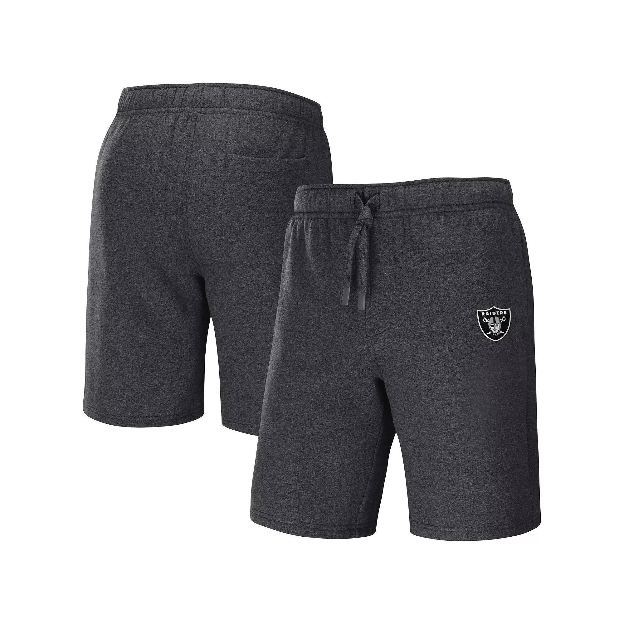 Men's NFL x Darius Rucker Collection by Fanatics Heather Charcoal Las Vegas Raiders Logo Shorts, Size: Large, Lvr Charco Product Image