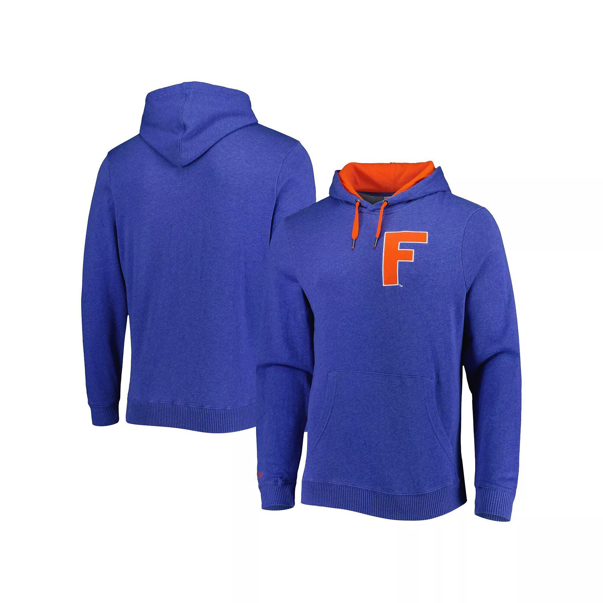Men's Mitchell & Ness Royal Florida Gators Classic French Terry Pullover Hoodie, Size: Medium, Blue Product Image