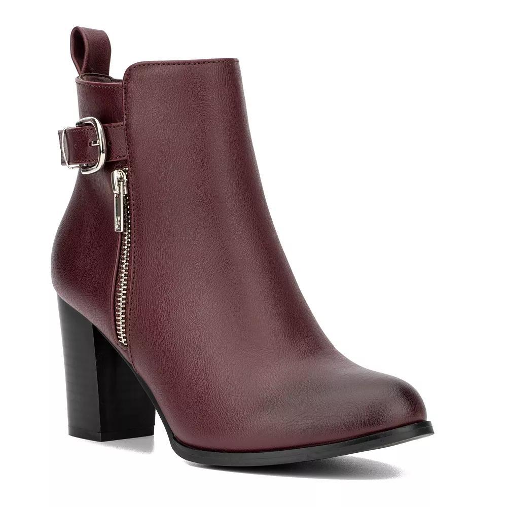 New York & Company Angie Women's Ankle Boots, Size: 10, Red Product Image