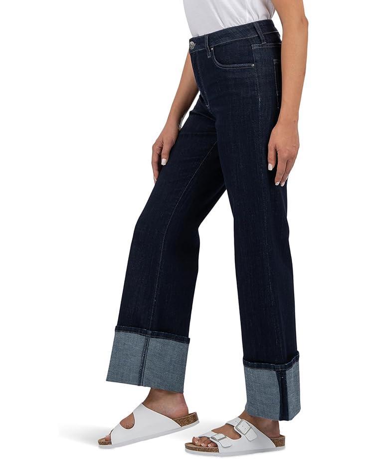 FAY HIGH RISE FAB AB STRAIGHT LEG-ROLL UP RAW HEM Product Image