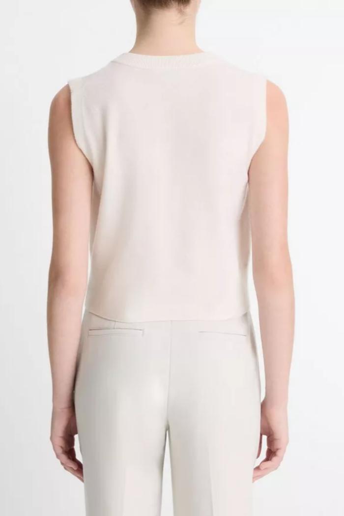 Wool-Blend Henley Shell Product Image