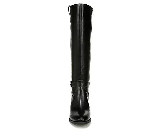 LifeStride Legend Women's Tall Heeled Riding Boots in Regular and Wide Calf, Size: 11 Wc, Black Product Image
