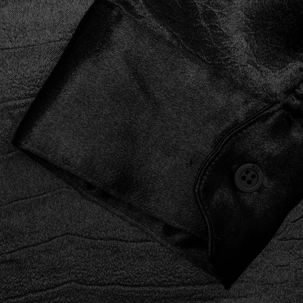 Malcom Shirt - Black Crocodile Male Product Image