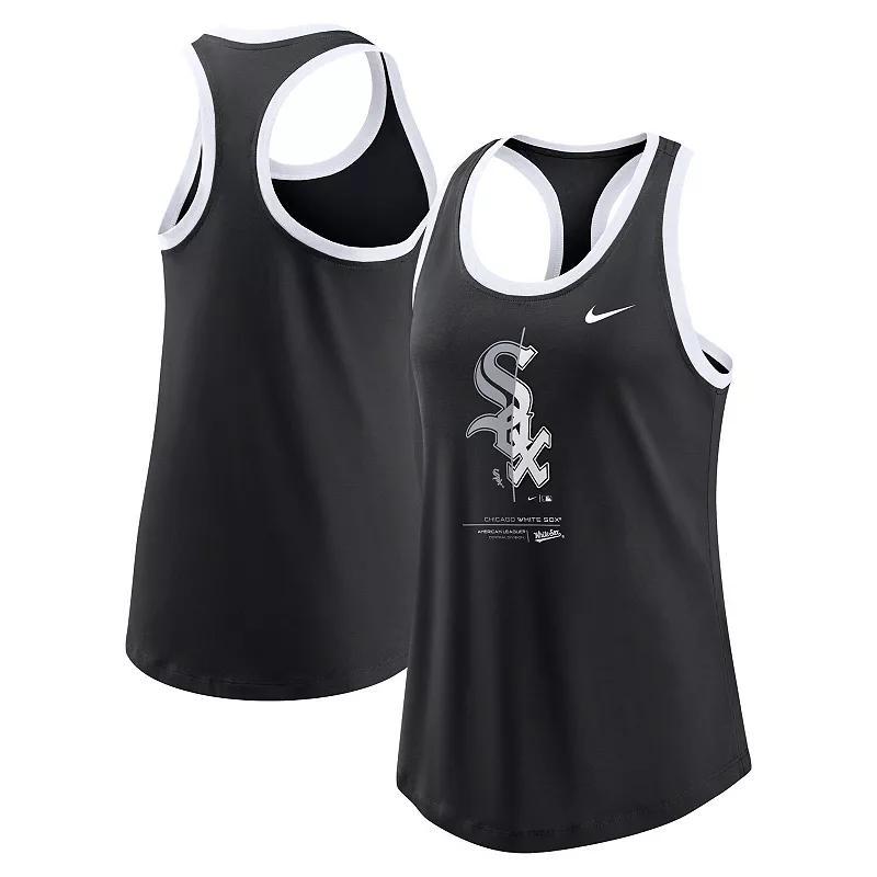 Women's Nike Black Chicago White Sox Tech Tank Top, Size: Large Product Image